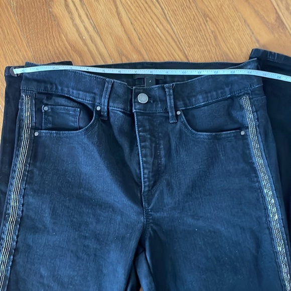 Ann Taylor black beaded jeans - Picture 7 of 9